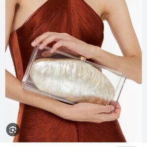 Cult Gaia Annika Clutch in Ivory